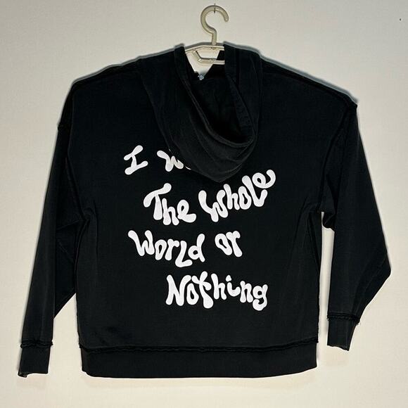 UC | Local Heroes | “Whole World or Nothing” Zip Up Hoodie | Gray/White … - Picture 4 of 9